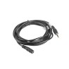 Kabel audio Lanberg stereo minijack - minijack M/F 3m