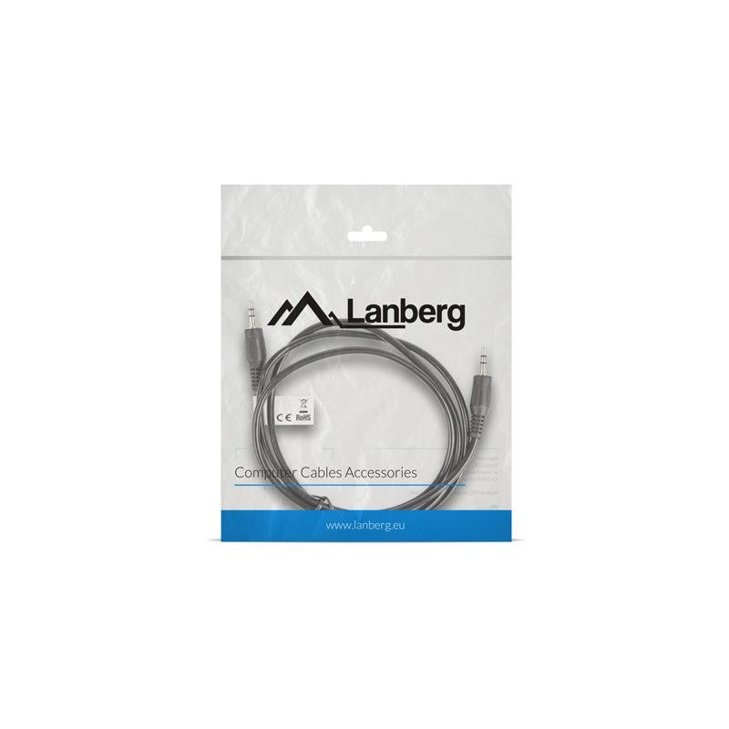 Kabel audio Lanberg stereo minijack - minijack M/M 1,2m