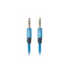 Kabel audio Lanberg Premium stereo minijack - minijack M/M 2m niebieski