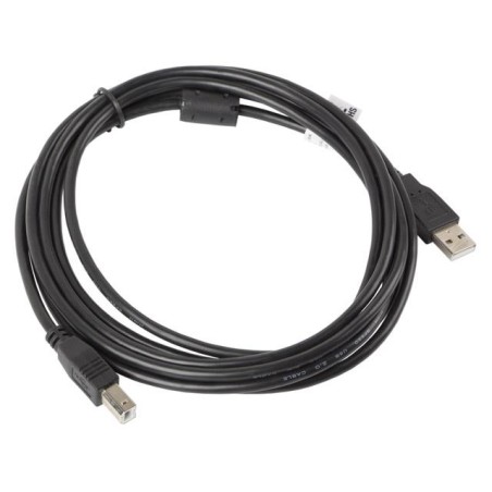 Kabel USB 2.0 Lanberg AM-BM Ferryt 3m czarny