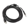 Kabel USB 2.0 Lanberg AM-BM Ferryt 5m czarny