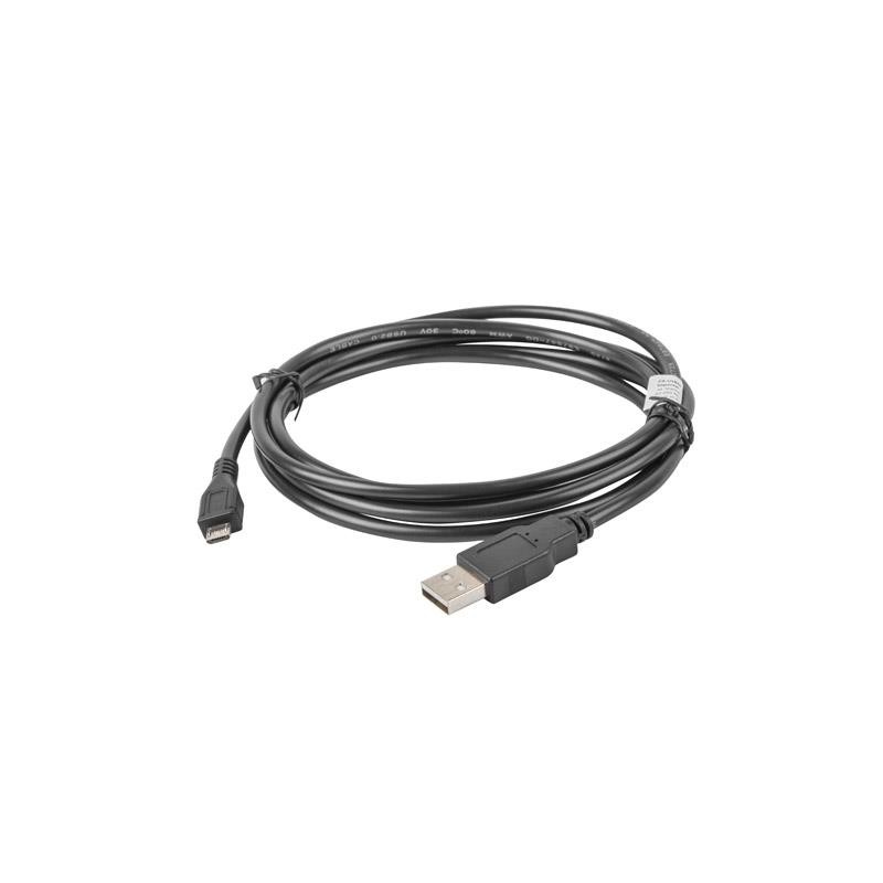 Kabel USB 2.0 Lanberg micro AM-MBM5P 1,8m czarny