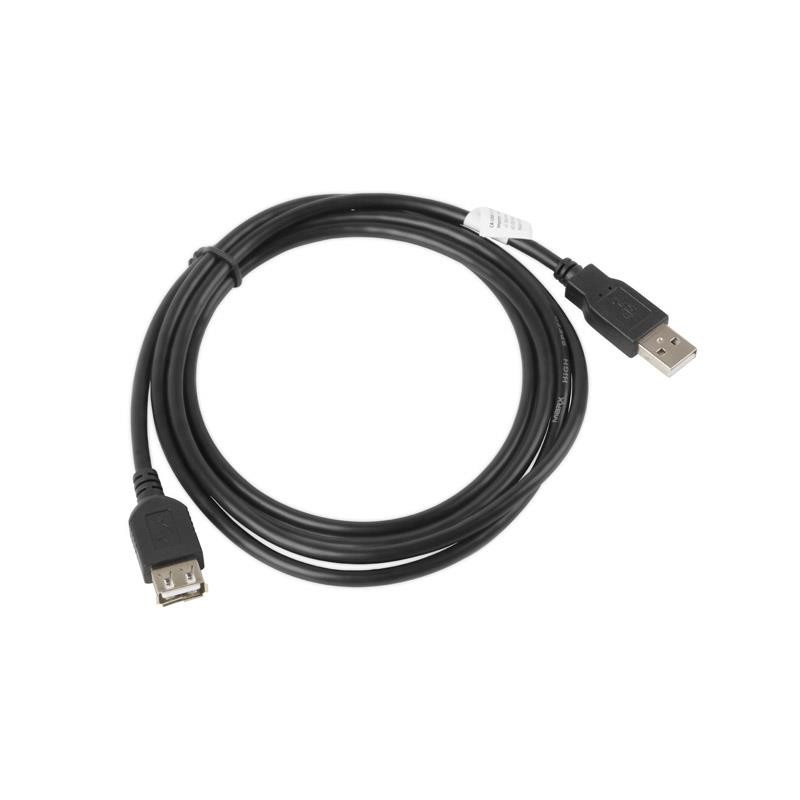 Przedłużacz USB 2.0 Lanberg AM-AF 1,8m czarny