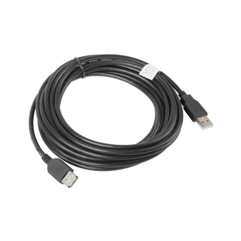 Przedłużacz USB 2.0 Lanberg AM-AF 5m czarny