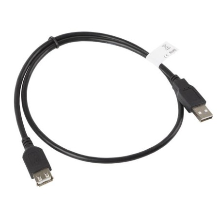 Przedłużacz USB 2.0 Lanberg AM-AF 0,7m czarny