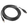 Kabel USB 2.0 Lanberg AM-BM 5m czarny