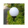 Lampa solarna GreenBlue GB124 wolnostojaca ogrodowa - kula 20x20x53cm, kolorowy LED
