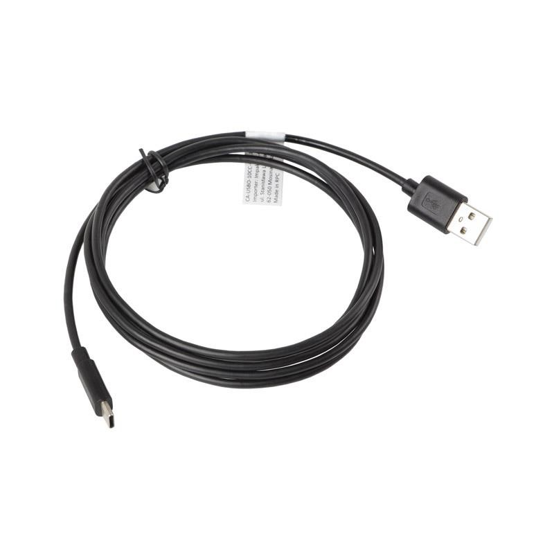 Kabel USB 2.0 Lanberg Type-C(M) - AM 1,8m czarny