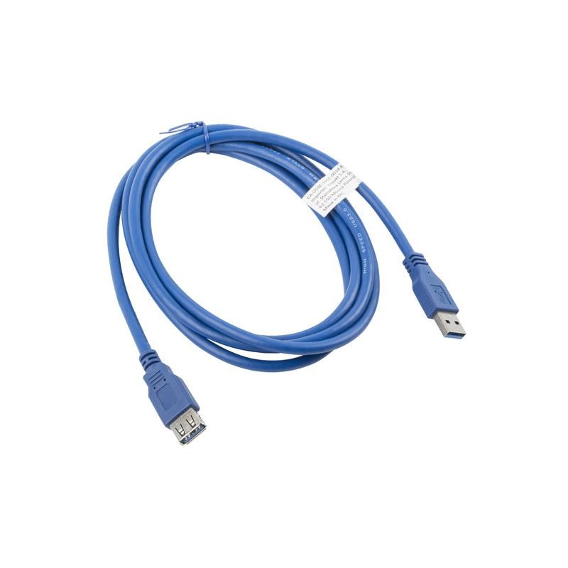 Przedłużacz USB 3.0 Lanberg AM-AF 1,8m niebieski