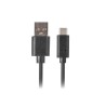 Kabel USB 2.0 Lanberg Type-C(M) - AM 1,8m czarny QC 3.0