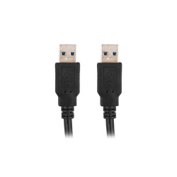 Kabel USB 3.0 Lanberg AM-AM 1,8m czarny