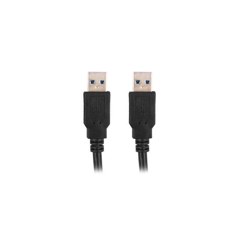 Kabel USB 3.0 Lanberg AM-AM 1,8m czarny