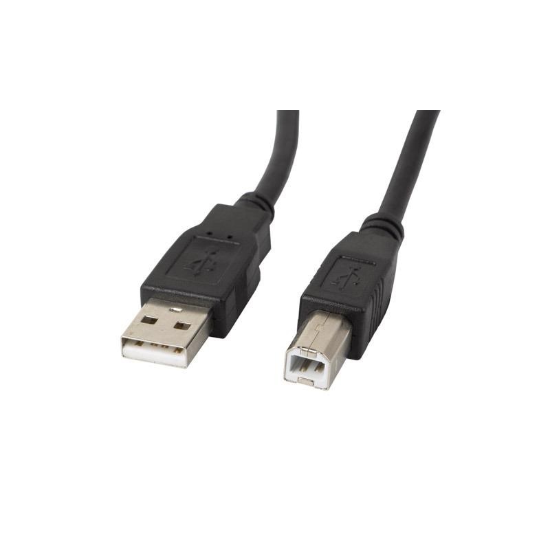 Kabel USB 2.0 Lanberg AM-BM Ferryt 1m czarny