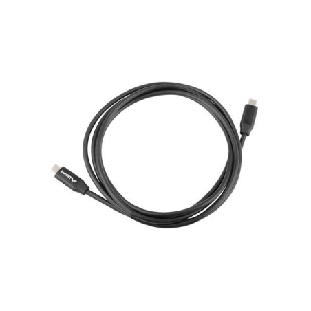 Kabel USB 2.0 Lanberg Type-C M/M 1,8m czarny premium QC 4.0 PD