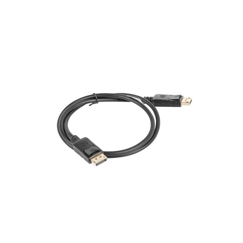 Kabel DisplayPort Lanberg M/M 1m 4K v1.2 czarny