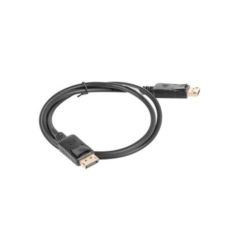 Kabel DisplayPort Lanberg M/M 1m 4K v1.2 czarny