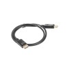 Kabel DisplayPort Lanberg M/M 1m 4K v1.2 czarny