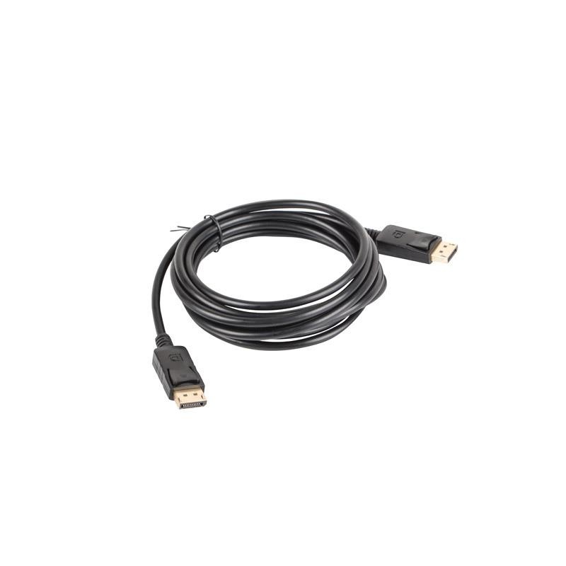 Kabel DisplayPort Lanberg M/M 3m 4K v1.2 czarny