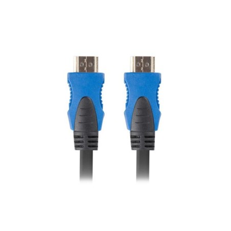 Kabel HDMI Lanberg M/M v2.0 4K 0,5m czarno-niebieski