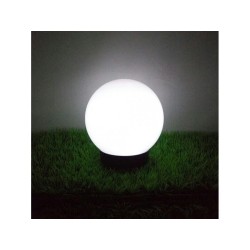 Lampa solarna GreenBlue GB166 wolnostojaca ogrodowa kula 25x25x58cm, bialy LED