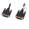 Kabel DVI Lanberg DVI-D (18+1) M/M 3m czarny