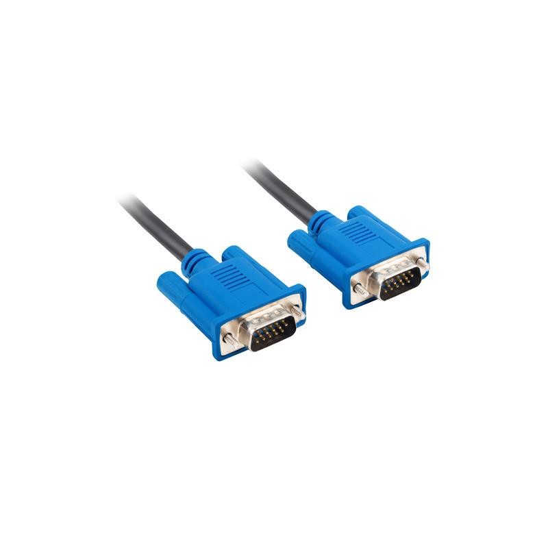 Kabel VGA Lanberg M/M 1,8m Ekranowany Ferryt czarny