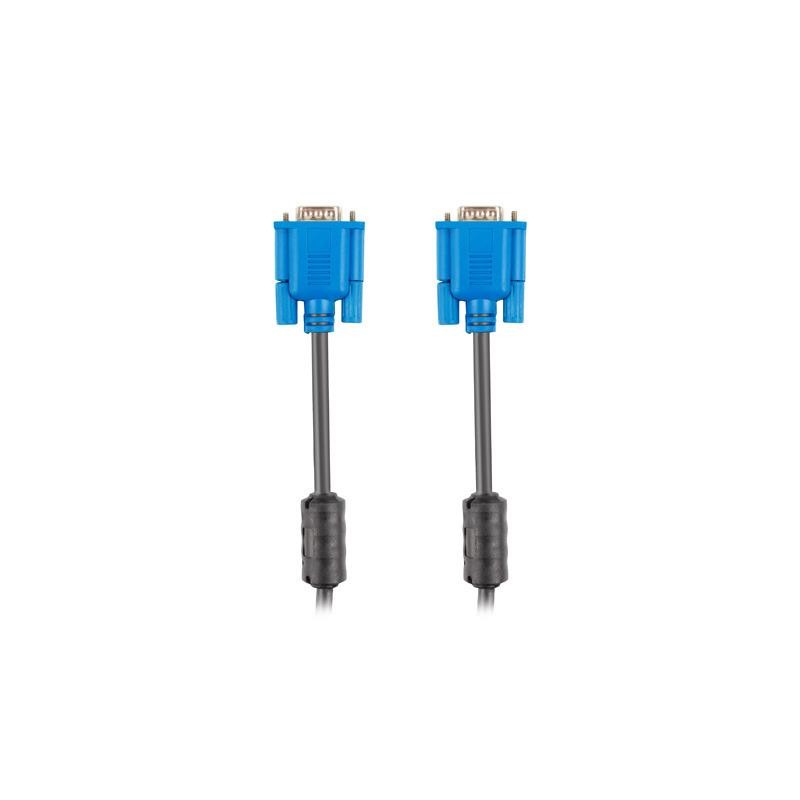 Kabel VGA Lanberg M/M 5m Ekranowany Ferryt czarny