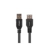 Przedłużacz USB-A Lanberg M/F 2.0 1m czarny box