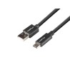 Kabel USB 2.0 Lanberg Type-C(M) - AM 1m czarny QC 3.0 BOX