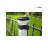 Lampa solarna GreenBlue GB127 na słupek LED 80*80 daszek kopertowy