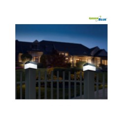 Lampa solarna GreenBlue GB127 na słupek LED 80*80 daszek kopertowy