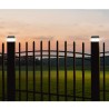 Lampa solarna LED na słupek GreenBlue GB128 100x100mm, daszek kopertowy