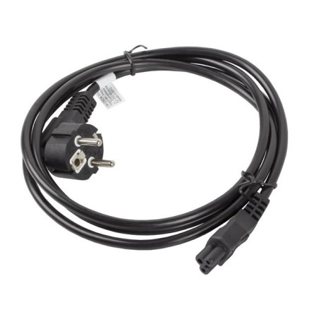 Kabel zasilający Lanberg CEE 7/7 - IEC 320 C5 notebook (miki) 1,8m VDE czarny