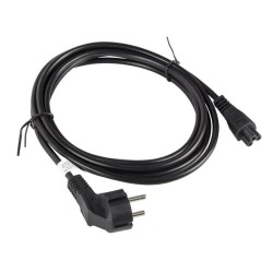 Kabel zasilający Lanberg CEE 7/7 - IEC 320 C5 notebook (miki) 3m VDE czarny