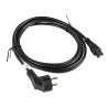 Kabel zasilający Lanberg CEE 7/7 - IEC 320 C5 notebook (miki) 3m VDE czarny