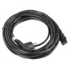 Kabel zasilający Lanberg CEE 7/7 - IEC 320 C13 10m VDE czarny