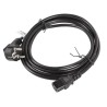 Kabel zasilający Lanberg CEE 7/7 - IEC 320 C13 3m VDE czarny