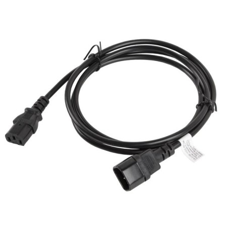 Przedłużacz kabla zasilającego Lanberg IEC 320 C13 - C14 1,8m VDE czarny
