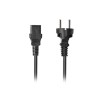 Kabel zasilający Lanberg CEE 7/7 - IEC 320 C13 1,8m czarny prosty