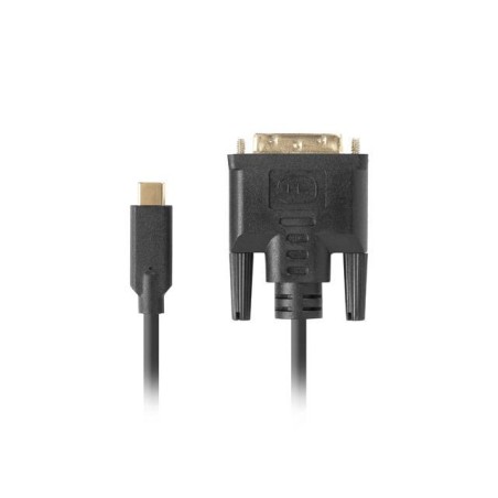 Kabel adapter Lanberg USB-C(M) - DVI-D(24+1) 3m czarny
