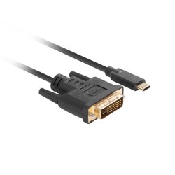 Kabel adapter Lanberg USB-C(M) - DVI-D(24+1) 3m czarny