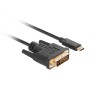Kabel adapter Lanberg USB-C(M) - DVI-D(24+1) 3m czarny