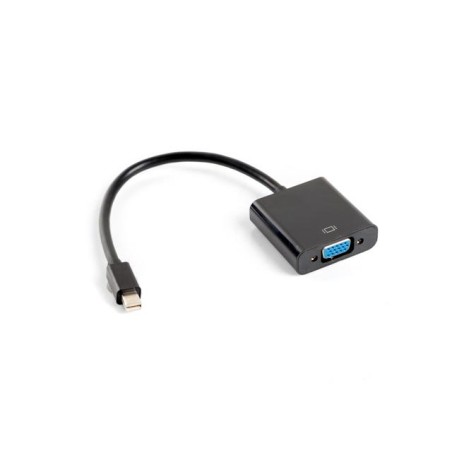 Kabel adapter Lanberg AD-0006-BK mini Displayport (M) - VGA (F) czarny
