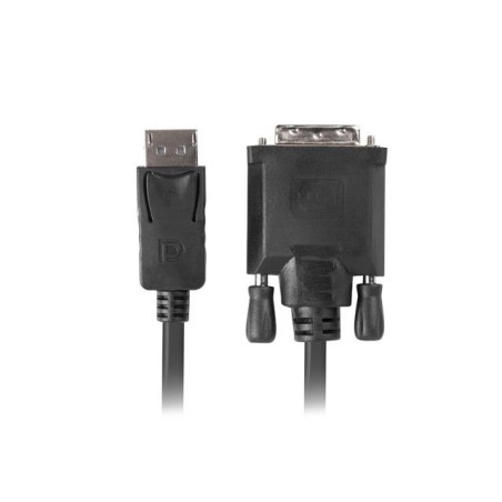 Kabel adapter Lanberg DisplayPort v1.2 - DVI-D (24+1) M/M 1,8m czarny Dual Link