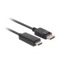 Kabel adapter Lanberg DisplayPort (M) V1.1 - HDMI (M) 1m czarny