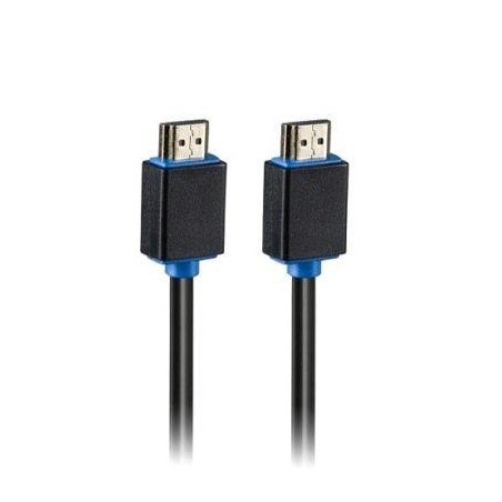 Kabel HDMI 2.0 LIBOX LB0136 HDMI-HDMI, 4K, Ethernet, 3m, czarno-niebieski
