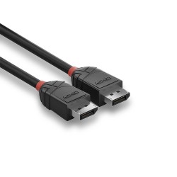 Kabel DisplayPort 1.2, LINDY Black Line 4K UHD M/M, czarny, 1m