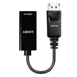 Konwerter DisplayPort do HDMI LINDY czarny
