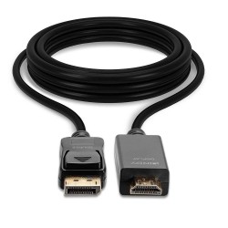 Kabel adapter LINDY DisplayPort - HDMI M/M 10.2G 5m czarny 4K UHD 30Hz