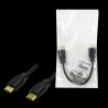 Kabel HDMI LogiLink CH0076 v1.4 GOLD, 0,2m